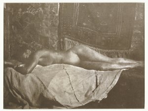 裸で横たわる 作： George Hendrik Breitner