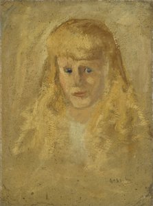 マリー・アン・ヘンリエット・ブライトナー (geb.1882-06-14)、画家の異母姉妹 作： George Hendrik Breitner
