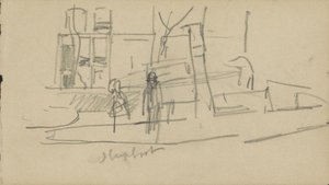 運河のタグボート 作： George Hendrik Breitner