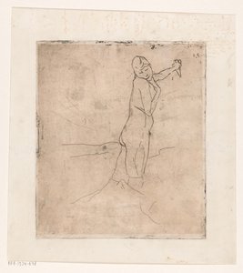 立っている裸の女性 作： George Hendrik Breitner