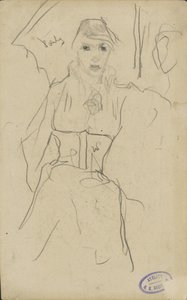 立っている女性 作： George Hendrik Breitner