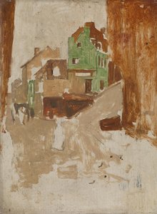 パリ、モンマルトルの通り 作： George Hendrik Breitner