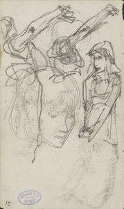 女性との勉強シート 作： George Hendrik Breitner