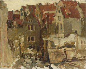 アムステルダム、ニーウェンダイクのグランド バザール デ ラ ブルスの解体 作： George Hendrik Breitner