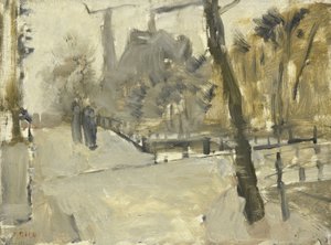 ライツェグラハト、アムステルダム 作： George Hendrik Breitner