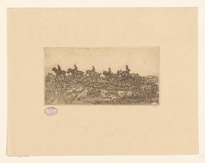 野戦砲 作： George Hendrik Breitner