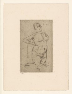 女性のヌード 作： George Hendrik Breitner