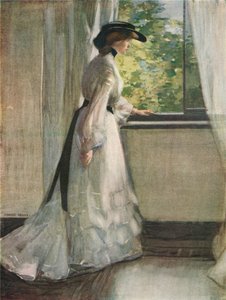 アットザウィンドウ、c1916 作： George Henry