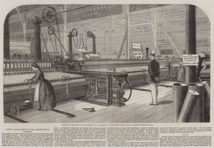 国際展示会での綿の製造、プラットの自動作動式ラバ、または綿紡機 作： George Henry Andrews