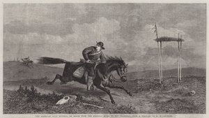アメリカンポニーエクスプレス、ミズーリ川からサンフランシスコまでの途中 作： George Henry Andrews