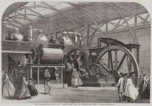 グラスゴーの国際展示会、ミルリーズとテイトによるグレートシュガーミル 作： George Henry Andrews