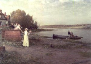 もう少しの別れ、1890 作： George Henry Boughton