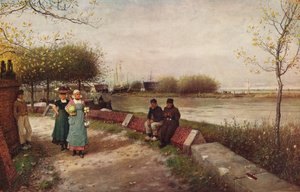 挨拶の交換、c1900 作： George Henry Boughton