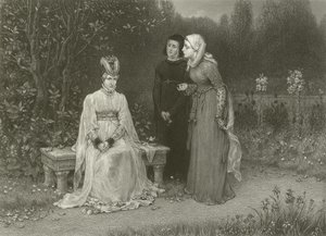 イザベラ女王と彼女の女性 作： George Henry Boughton