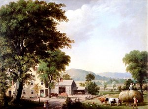 ヘインズアットジョーンズイン、1854年 作： George Henry Durrie