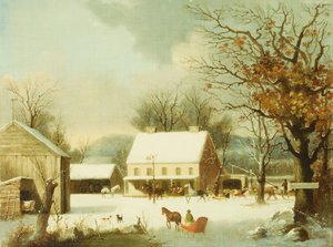 不明な画像 作： George Henry Durrie