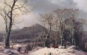 冬の木 作： George Henry Durrie
