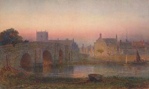 「ウェアハム橋」、c1863、1906 年。 作： George Henry Hine