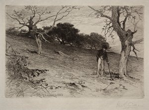風景、1883年。 作： George Henry Smillie