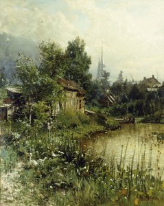 ニュージャージー州モリスタウンの様子 作： George Herbert McCord