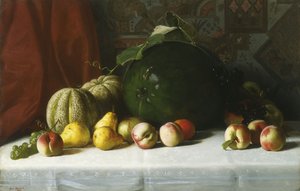 果物の卓上静物、1882