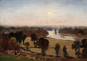 リッチモンドヒルからの眺め 作： George Hilditch