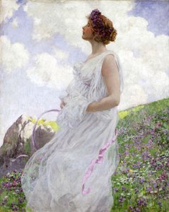 カリプソ、1906年頃（キャンバスに油彩） 作： George Hitchcock