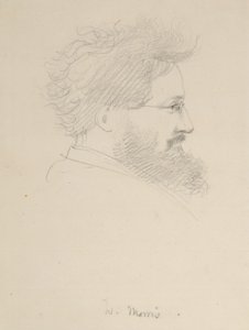 ウィリアムモリスの肖像、1875年頃 作： George Howard