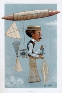ブラジルの航空のパイオニア、アルベルトサントスデュモン、1901 作： George Hum