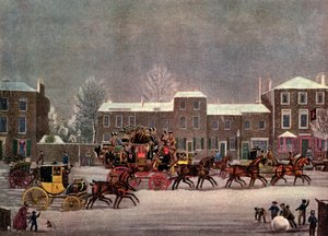 1927世紀のクリスマスへのアプローチ。 作： George Hunt