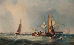 ポーツマス、1839 作： George Hyde Chambers