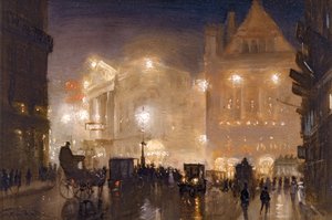 ヘイマーケット、ロンドン、1910年頃 作： George Hyde Pownall
