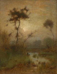 銀色の朝 作： George Inness