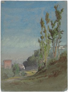 アルバーノ、イタリア 作： George Inness