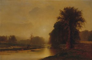 秋の牧草地、1869年。