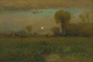 中秋の名月、1891 年。 作： George Inness