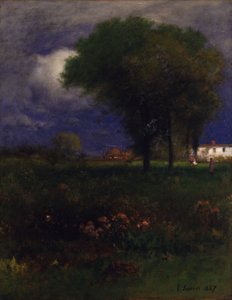 1887 年 9 月の午後。 作： George Inness