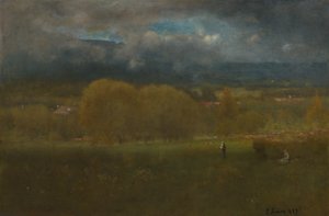 サンリット・ヴァレー 作： George Inness