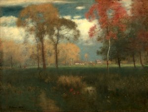 1892年の晴れた秋の日。 作： George Inness