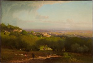 アルバンヒルズ、1873 作： George Inness