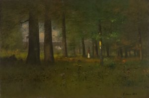 森の果て 作： George Inness