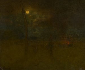 夜の月 作： George Inness