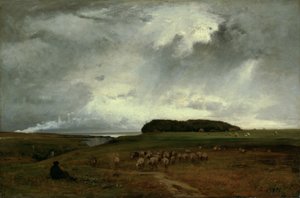 嵐 作： George Inness