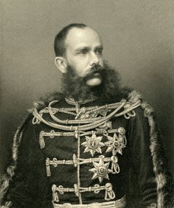 「フランシス・ヨーゼフ、オーストリア皇帝」、1872年頃。 作： George J Stodart