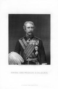 ガーネットジョセフウォルズリー、第1子爵ウォルズリー、ブリティッシュフィールド元帥、1893年。 作： George J. Stodart