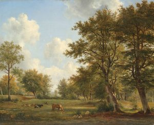 ヒルフェルスム近郊の風景 作： George Jacobus Johannes van Os