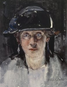 ドラ・ミーソン・コーツ、アーティストの妻 作： George James Coates