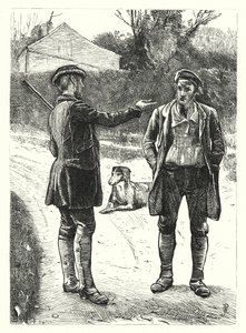 The Gamekeeper (彫刻) 作： George John Pinwell