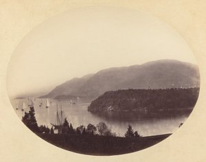 トロフィー ポイント、ウェスト ポイント、ハドソン川、c。 1867-1868。 作： George K Warren