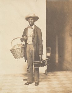 Sam Campus Vendor、Yale Class Abum、ca. 1858年。 作： George K Warren